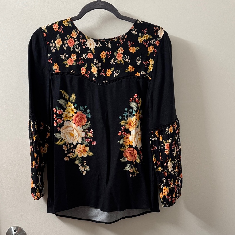 Anthropologie Farm Rio Blouse Size S